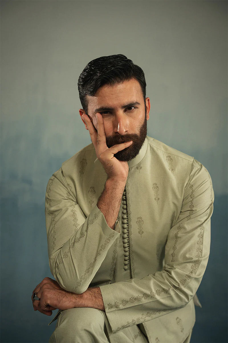 'Light Green' Waistcoat